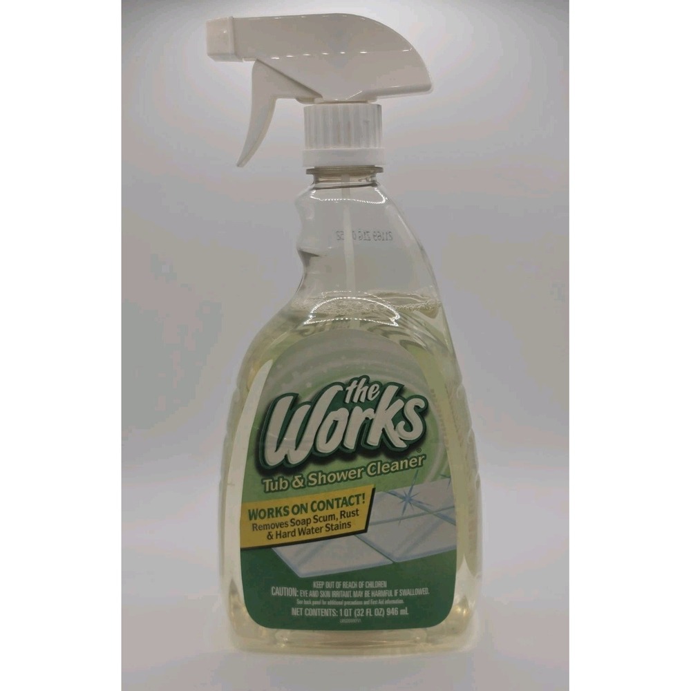 The Works Tub & Shower Cleaner Spray 32 oz Bathroom Surface Cleaner Discontinued